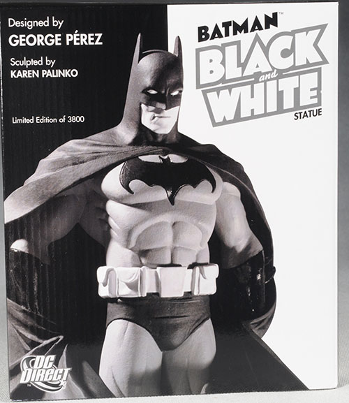 Batman Black and White George Perez statue