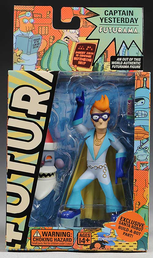 Futurama Captain Yesterday action figure