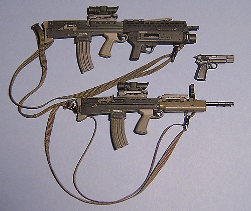 Blues and Reds in Afghanistan action figures from Hot Toys