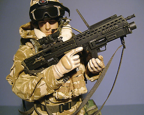 Blues and Reds in Afghanistan action figures from Hot Toys