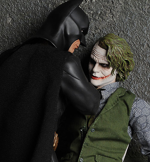 Hot Toys Dark Knight Batman and Joker action figures