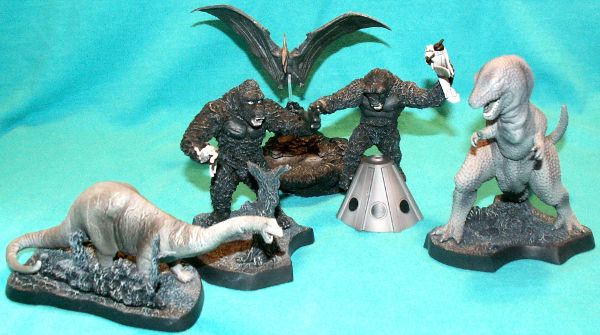King Kong action figures by Konami
