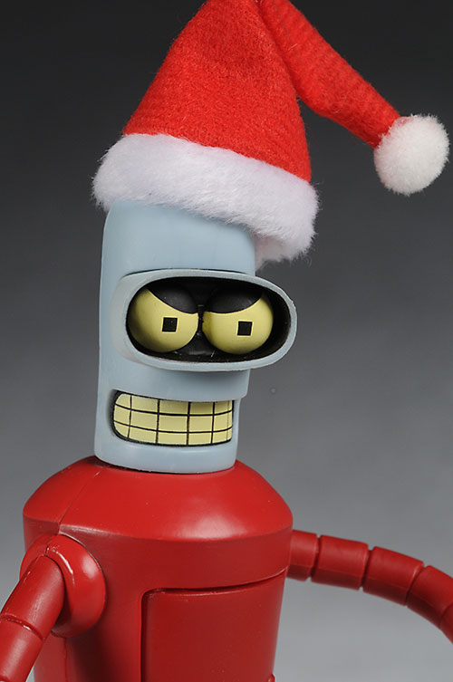 Futurama Santa Bender action figure