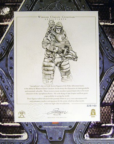 Apexplorer Space Adam action figure by Hot Toys and Winson Ma