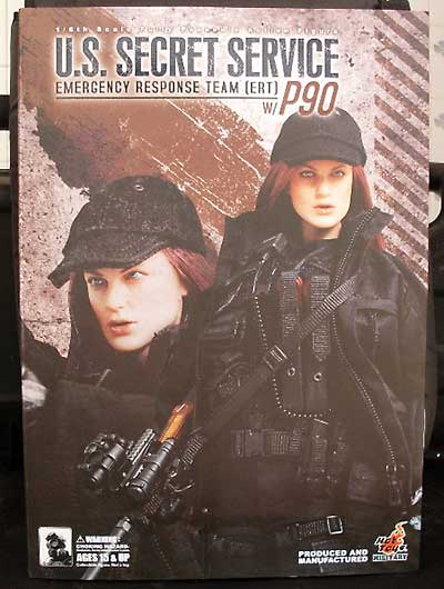 Secret Service Emergency Response Team female action figure by Hot Toys