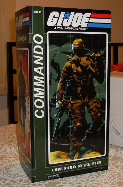 G.I. Joe Snake Eyes sixth scale action figure from Sideshow Collectibles