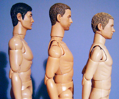 Hot Toys TrueType body (narrow, slim, regular) comparison review