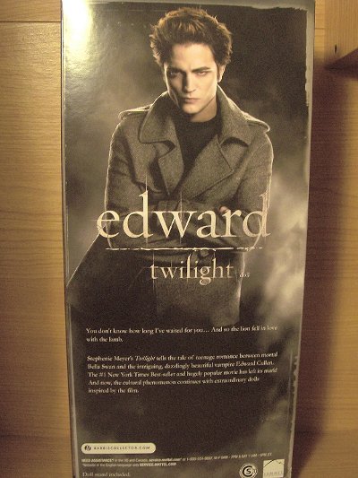 Twilight Edward Barbie doll by Mattel