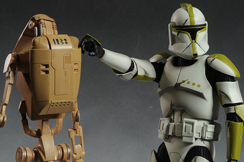 Star Wars Battle Droids sixth scale figure by Sideshow