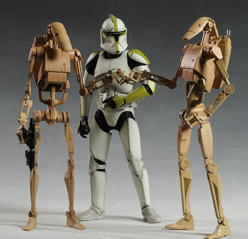 Star Wars Battle Droids sixth scale figure by Sideshow
