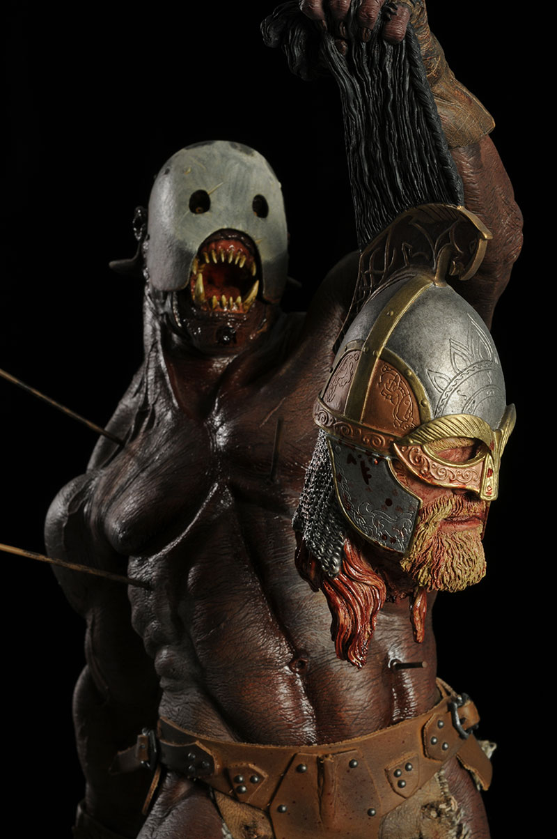 Lord of the Rings Berserker Uruk-Hai Premium Format Statue by Sideshow Collectibles