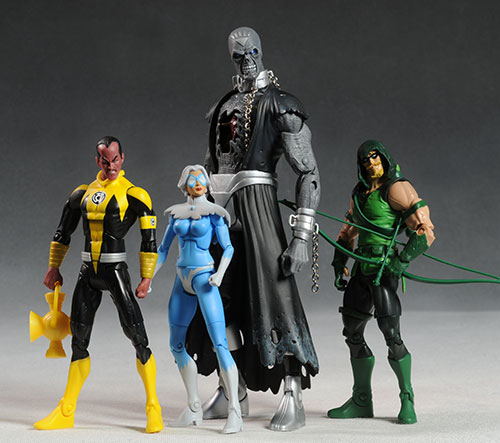 DCUC Reverse Flash, Sinestro, Nekron figures by Mattel