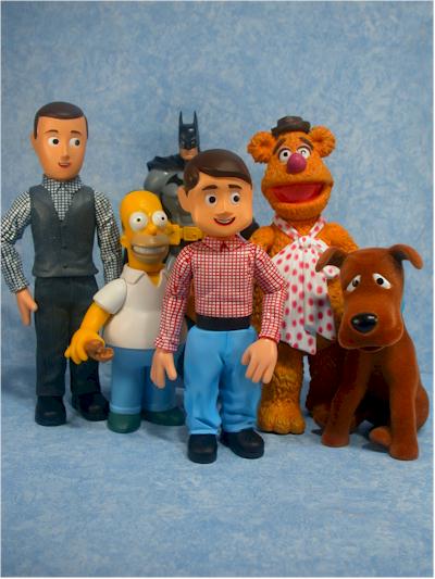 Davey and Goliath action figures by Majestic Studios