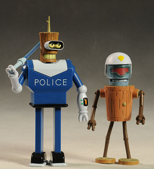 Futurama Wooden Bender, URL action figure by Toynami