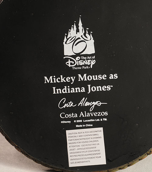 Mickey Mouse as Indiana Jones statue by Disney