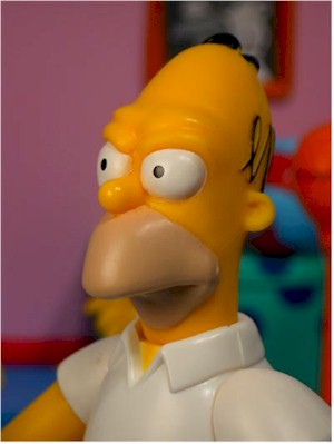 World of Sprinfield Flashback Simpsons action figures by Playmates