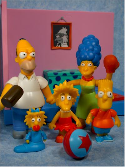 World of Sprinfield Flashback Simpsons action figures by Playmates