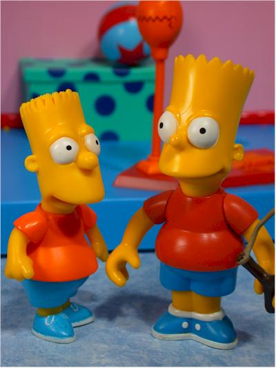 World of Sprinfield Flashback Simpsons action figures by Playmates