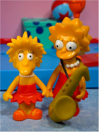 World of Sprinfield Flashback Simpsons action figures by Playmates