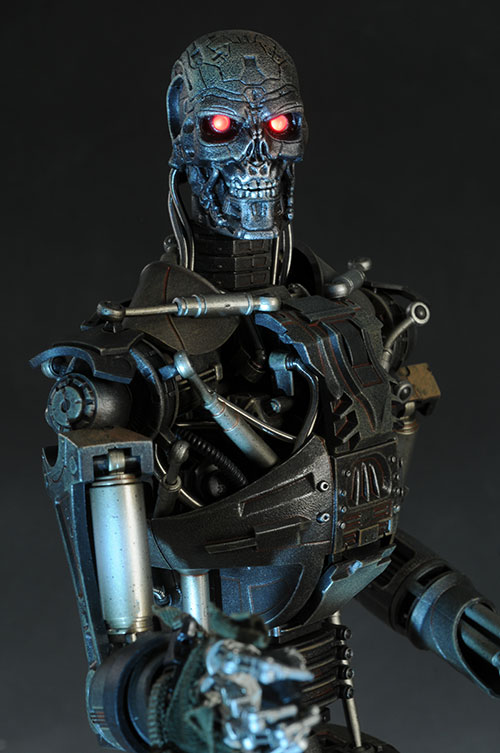 Terminator: Salvation John Connor, T-600 action figures by Hot Toys