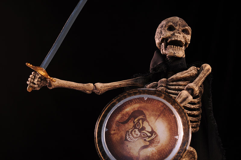 Harryhausen Skeleton Warrior sixth scale figures by Go Hero