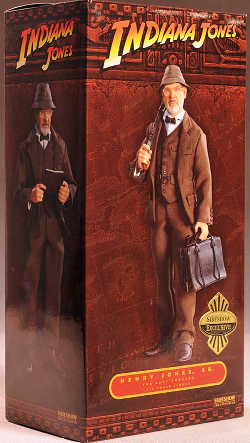 Indiana Jones Dr. Henry Jones Sr. action figure by Sideshow Collectibles