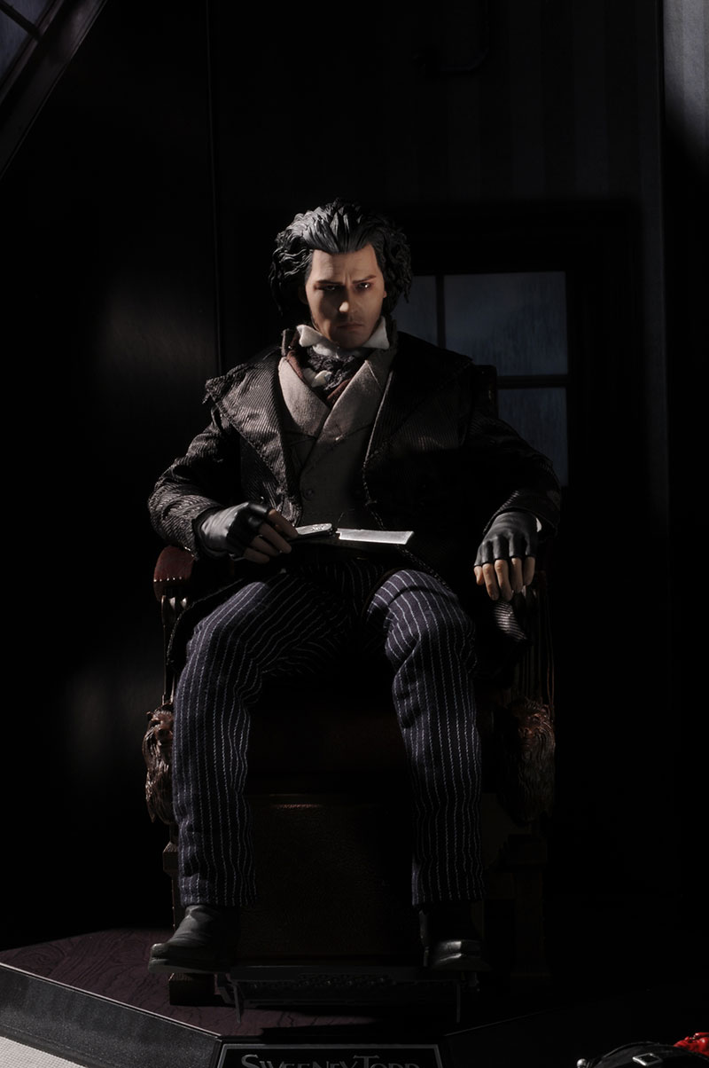 Sweeney Todd sixth scale action figure by Hot Toys