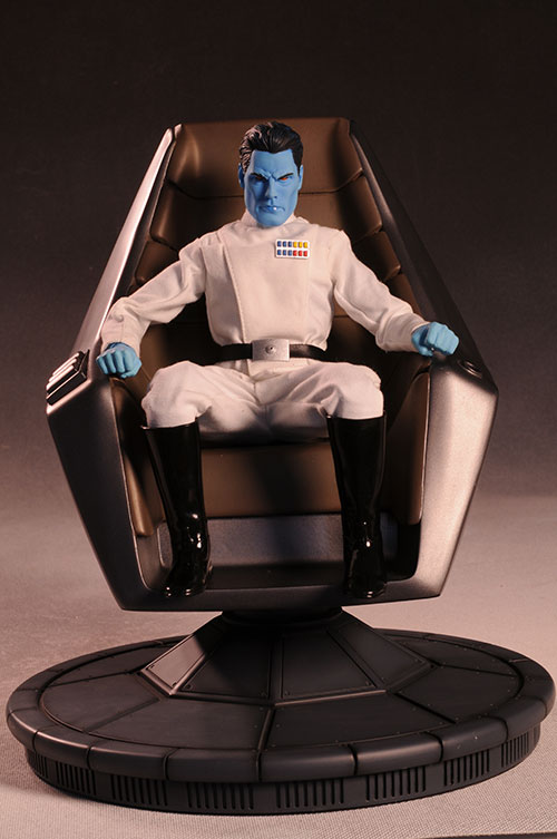 Star Wars Grand Admiral Thrawn, Command Chair figure by Sideshow