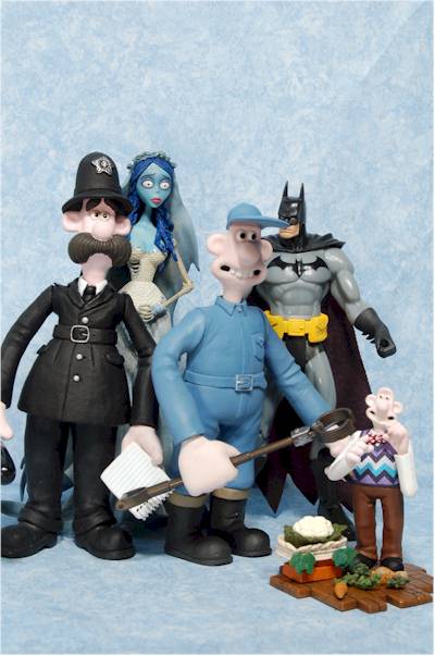 Wallace and Gromit action figures by McFarlane Toys
