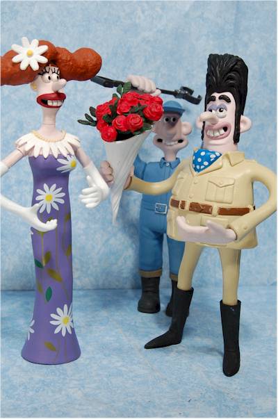 Wallace and Gromit action figures by McFarlane Toys