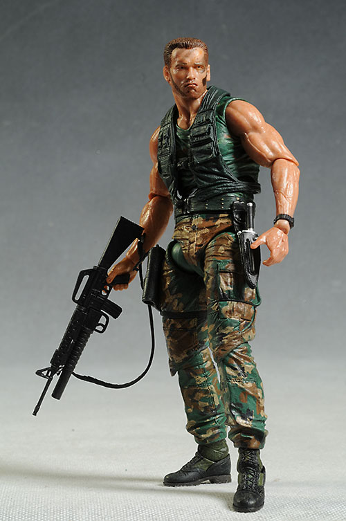 Jungle Hunter Predator, Jungle Patrol Dutch action figures by NECA