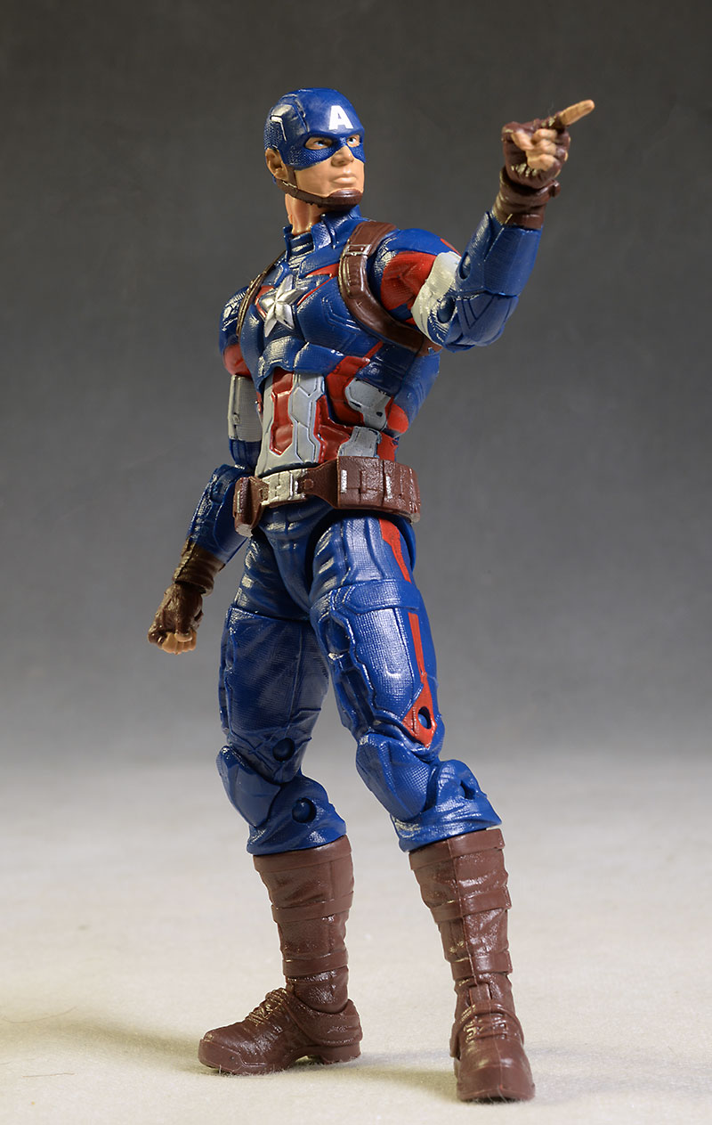 Marvel Legends Batroc, Captain America, Spider-Woman figures by Hasbro