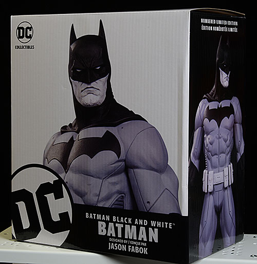 Batman Black and White Jason Fabok statue by DC Collectibles