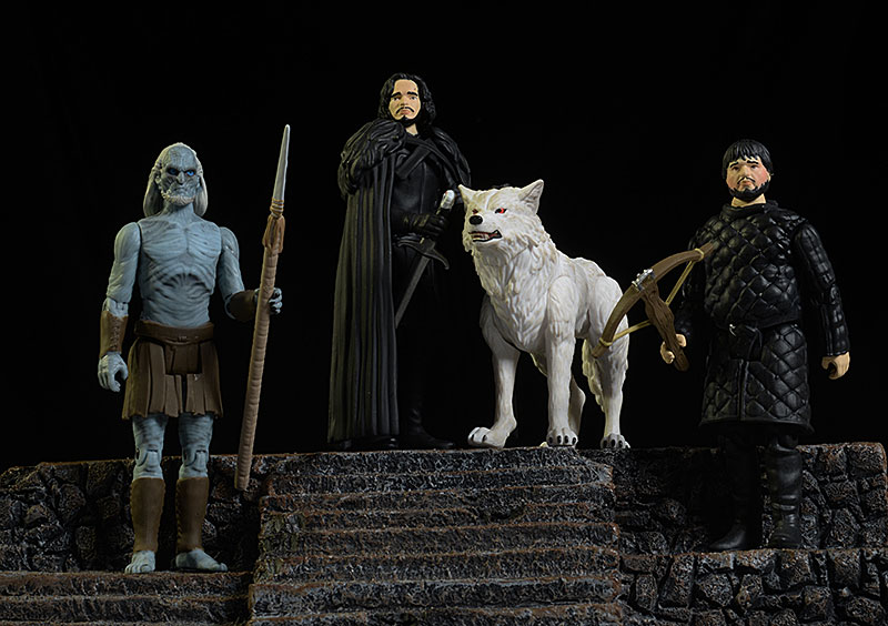 Jon Snow, Ghost, Sam Tarly, White Walker Game of Thrones action figure by Funko