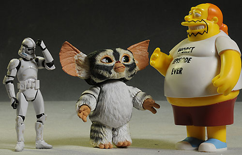 Gremlins Penny, Doo Dah, Brownie action figures by NECA
