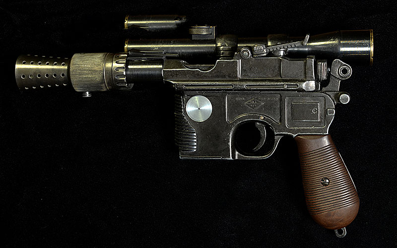 Han Solo's Blaster Star Wars Prop Replica by Todd's Costumes