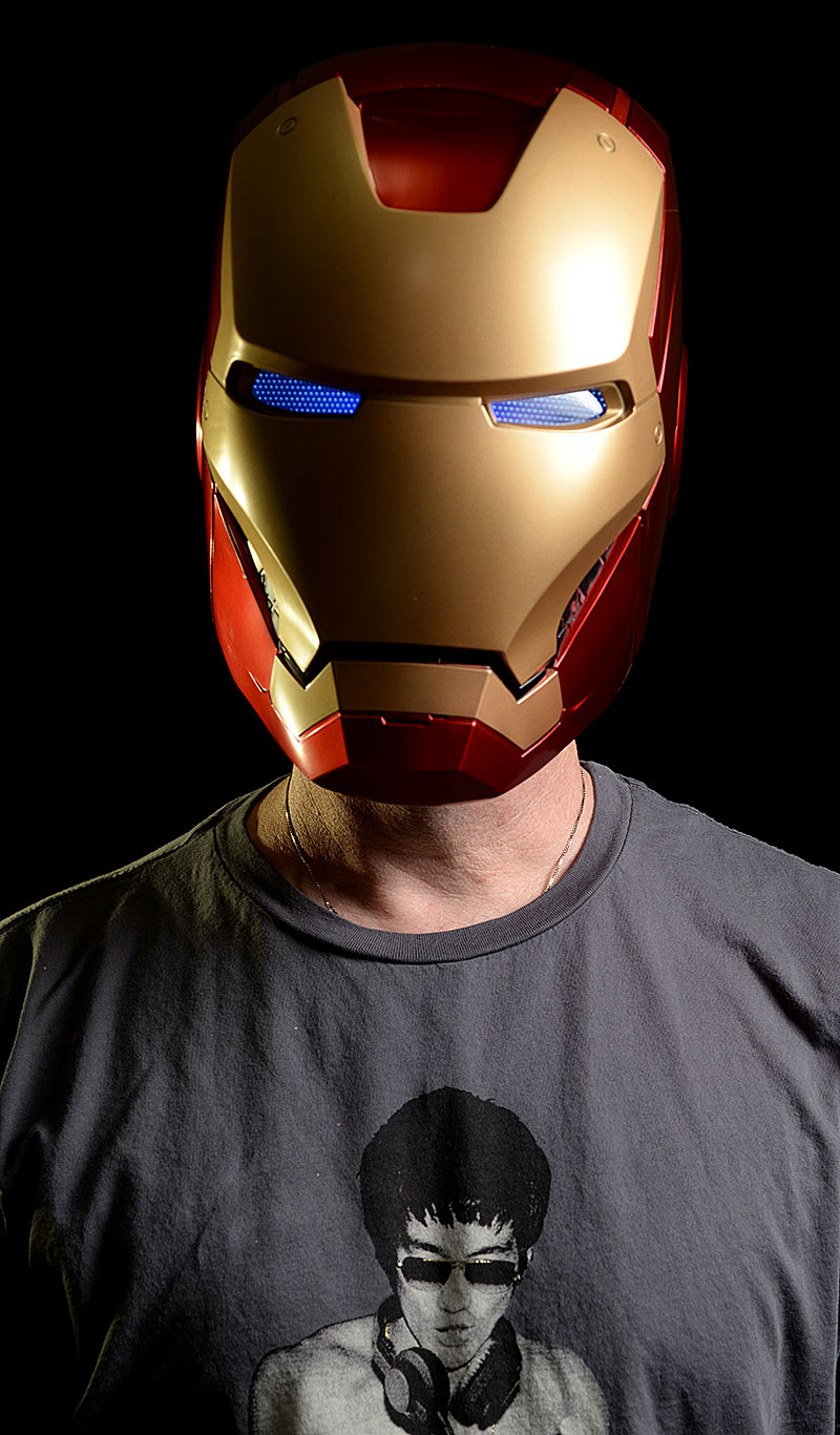 Marvel Legends Iron Man Helmet prop replica by Hasbro