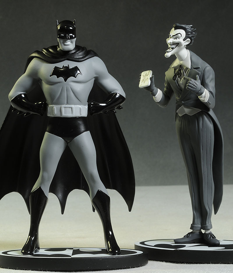 Dick Sprang Batman Black & White statues by DC Collectibles