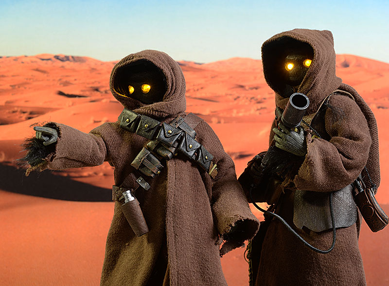 Star Wars Jawa two pack sixth scale figures by Sideshow Collectibles