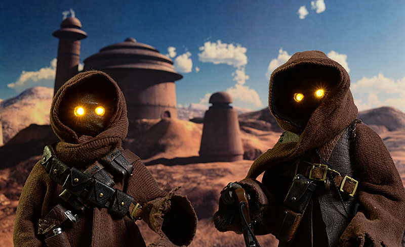 Star Wars Jawa two pack sixth scale figures by Sideshow Collectibles