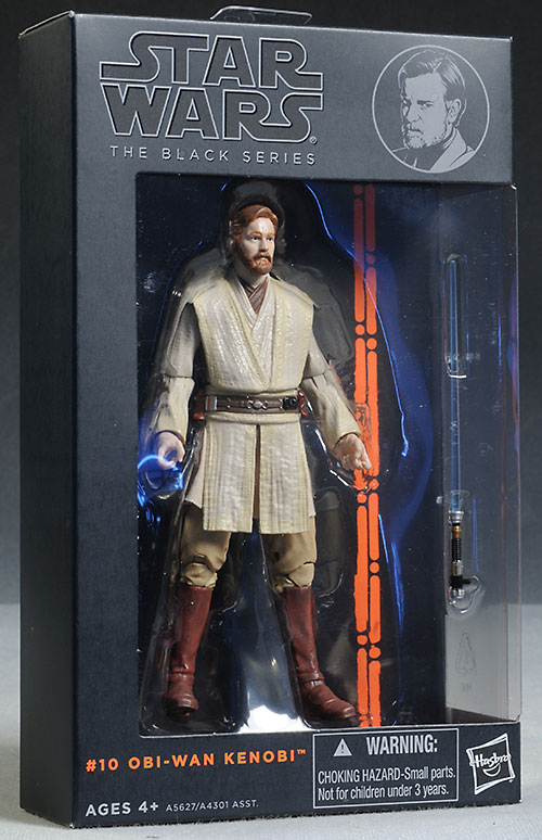 Star Wars Black Stormtrooper, Obi-Wan, Bespin Luke action figures by Hasbro