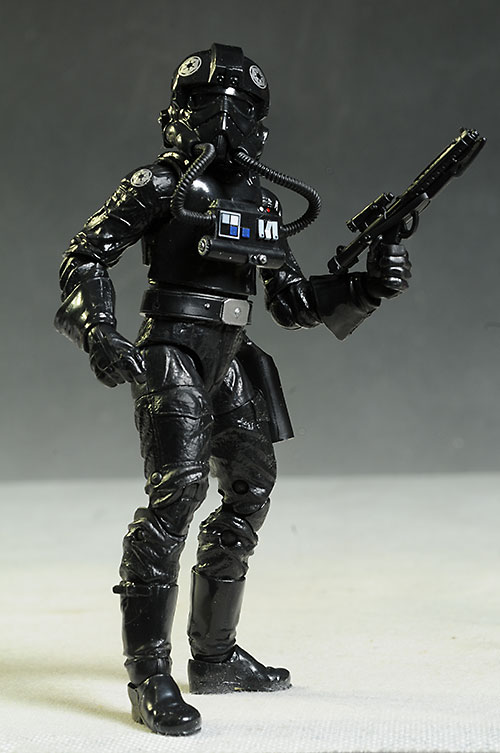 Star Wars Black Yoda, Clonetrooper Sergeant, TIE Pilot action figures from Hasbro
