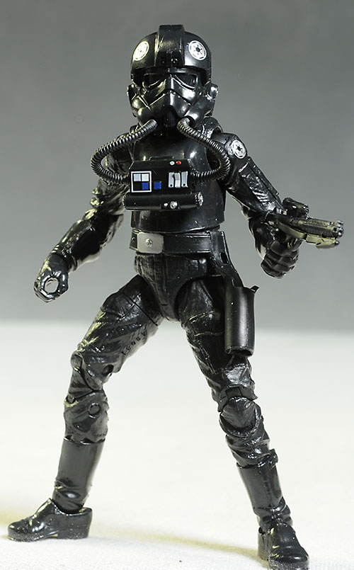 Star Wars Black Yoda, Clonetrooper Sergeant, TIE Pilot action figures from Hasbro