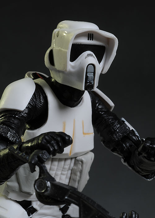 Biker Scout/Speeder Bike action figure Star Wars Black by Hasbro