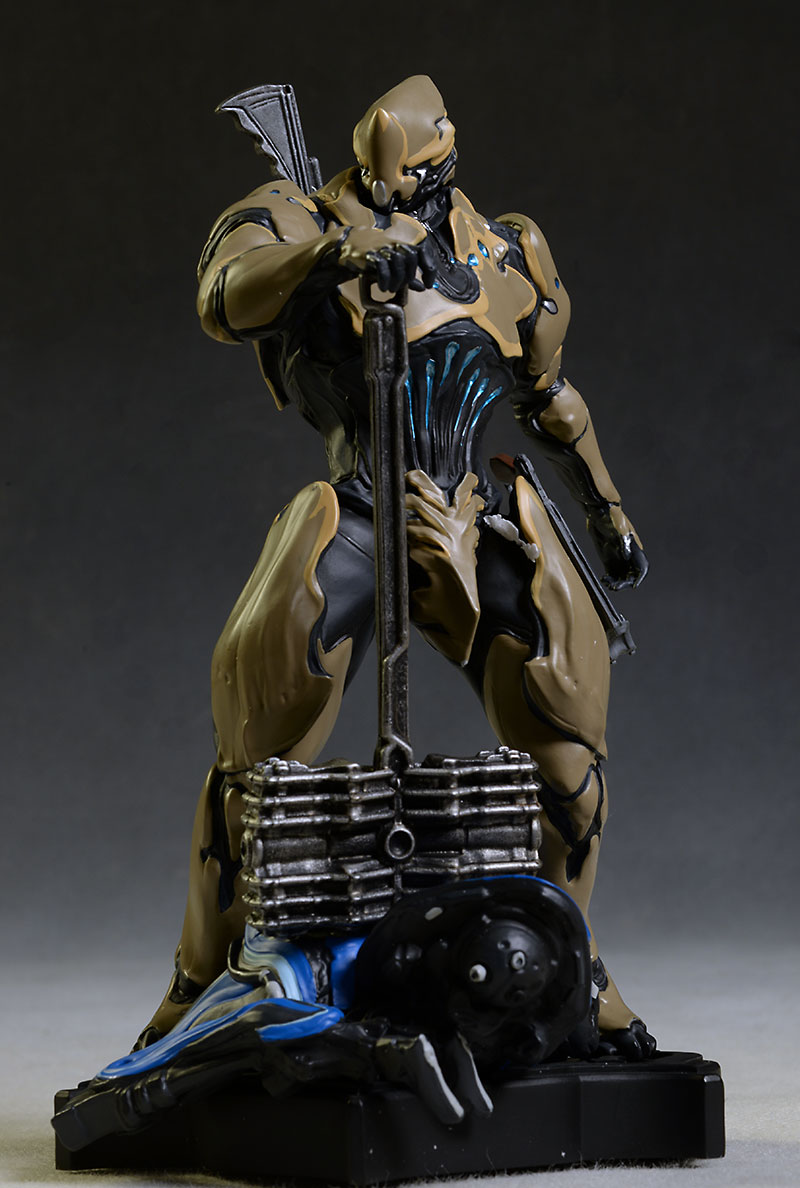 Warframe Rhino statue by Symbiote Studios