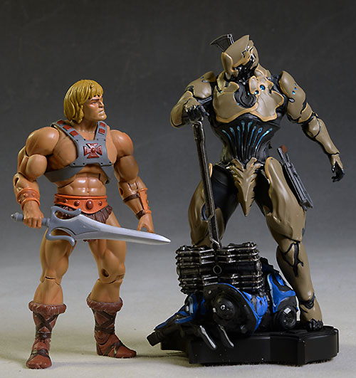 Warframe Rhino statue by Symbiote Studios