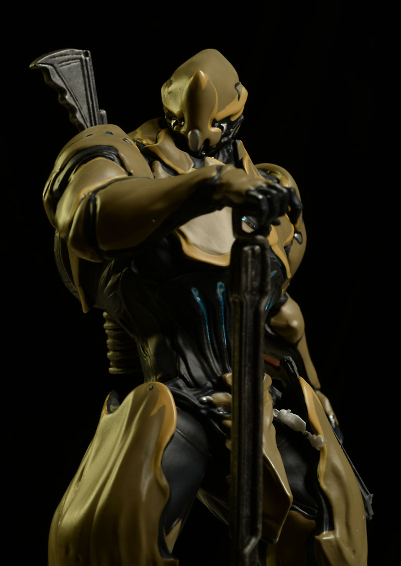 Warframe Rhino statue by Symbiote Studios