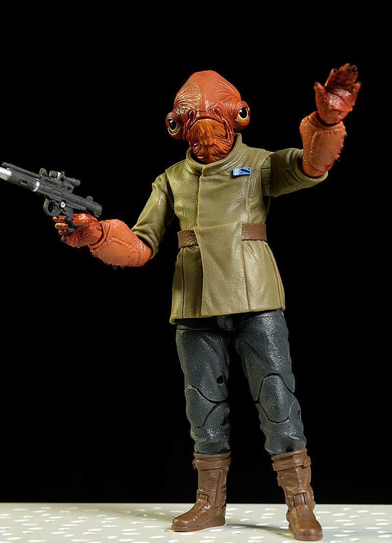 Admiral Ackbar Star Wars Black action figure by Hasbro