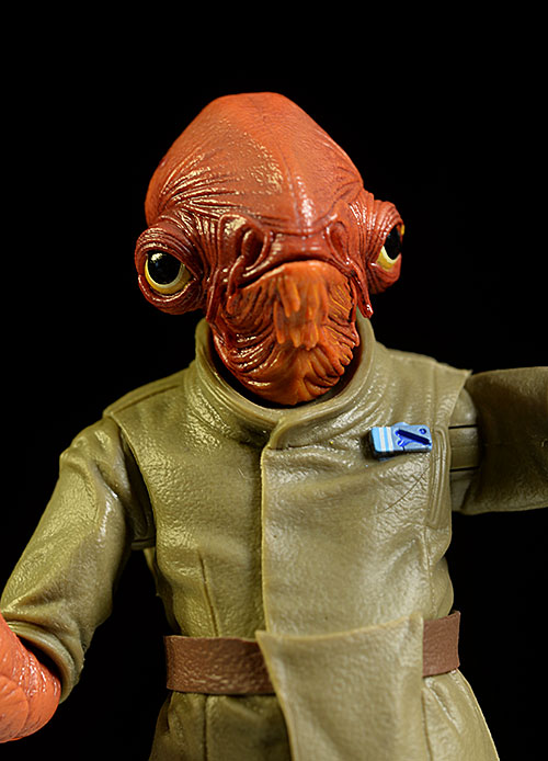 Admiral Ackbar Star Wars Black action figure by Hasbro