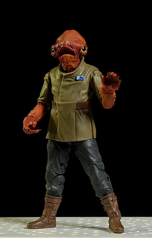 Admiral Ackbar Star Wars Black action figure by Hasbro